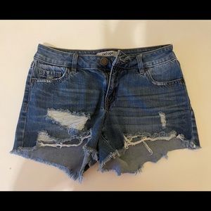 Destroyed Jean Shorts